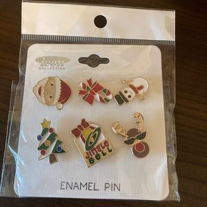 Holiday lapel pins